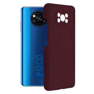 Husa telefon Xiaomi Poco X3 / Poco X3 NFC / Poco X3 Pro - Techsuit Soft Edge Silicone - Plum Violet - Img 1