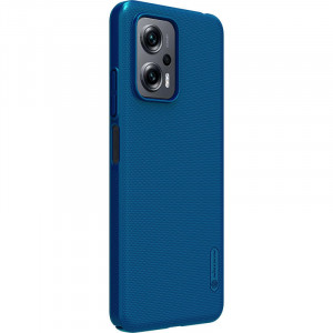 Husa telefon Xiaomi Poco X4 GT - Nillkin Super Frosted Shield - Blue - Img 1