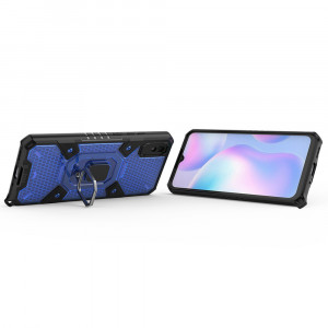 Husa telefon Xiaomi Redmi 9A / Redmi 9AT - Techsuit Honeycomb Armor - Blue - Img 2