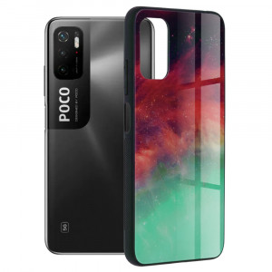 Husa telefon Xiaomi Redmi Note 10 5G / Poco M3 Pro 5G - Techsuit Glaze Series - Fiery Ocean - Img 1