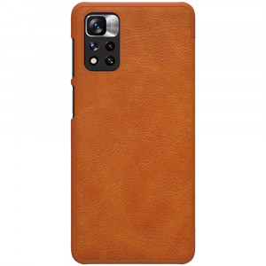 Husa telefon Xiaomi Redmi Note 11 Pro+ 5G - Nillkin QIN Leather Case - Brown