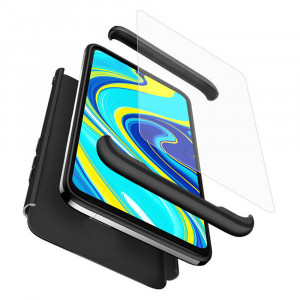 Husa telefon Xiaomi Redmi Note 9S / Note 9 Pro / Note 9 Pro Max + Folie - GKK 360 - Black - Img 1
