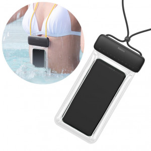 Husa Waterproof pentru Telefon 7.2" - Baseus Let"s Go (ACFSD-DG1) - Black - Img 1