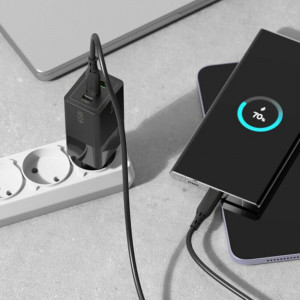 Incarcator Priza USB, 2x Type-C Fast Charging - Ringke - Black - Img 4