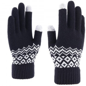 Manusi Touchscreen - Techsuit Knitting (ST0003) - Black - Img 1