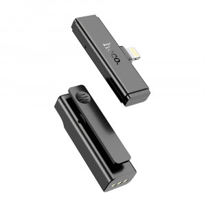 Microfon pentru Telefon cu Mufa Lightning 70mAh - Hoco Crystal (S31) - Gray Nebula - Img 2