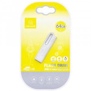 Stick de Memorie USB 64GB - USAMS High Speed (US-ZB099) - Silver - Img 2