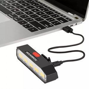 Stop de Bicicleta 800mAh, 100lm - RockBros Multipurpose Light (TL1901WR30) - Black - Img 3