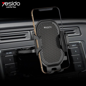 Suport Auto pentru Telefon cu Prindere in CD Player - Yesido (C84) - Black - Img 4