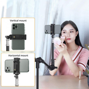 Suport Birou Multifunctional - Techsuit Adjustable Arm Mount (GT4) - Black - Img 3