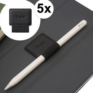 Suport Stylus Pen Autoadeziv (set 5) - Ringke - Black - Img 1
