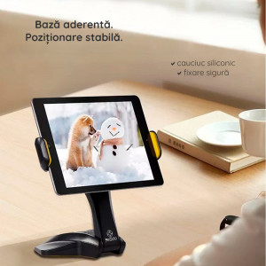 Suport Tableta / Telefon Birou - Yesido (C21) - Black - Img 2