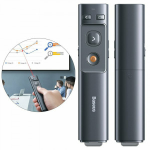 Telecomanda Wireless pentru Prezentari - Baseus (ACFYB-0G) - Grey - Img 1