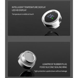 Termos cu Infuzor si Display Digital, 6000ml - Techsuit (THM6) - Silver - Img 4
