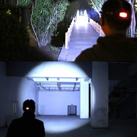 LANTERNA DE CAP 5 LED CU ZOOM FRONTAL