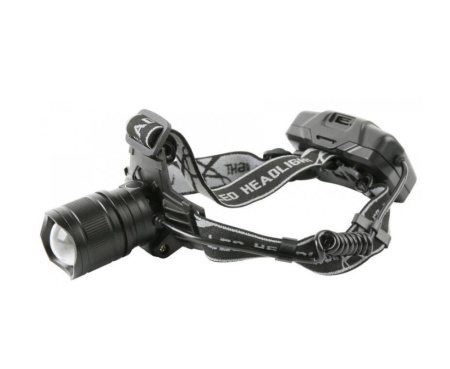 Lanterna de cap, cu zoom, P70 LED, 9 W, 2000 lm, USB