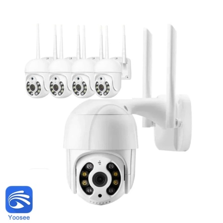 PACHET 4 CAMERE SUPRAVEGHERE YOOSEE 5MP LAH-JW-A15 + 4 CARD 32GB
