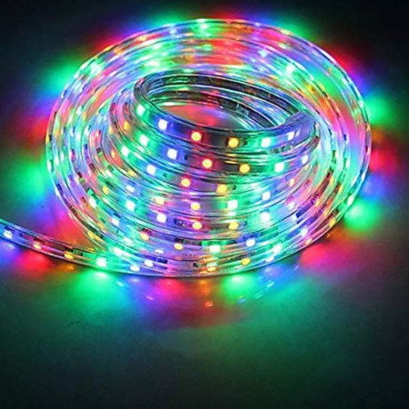 Rola banda led RGB, instalatie Craciun 10 m 8 jocuri de lumini