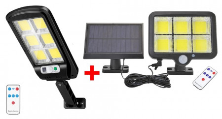 PACHET PROIECTOR SOLAR 120 LED + LAMPA TIP STRADALA 30W