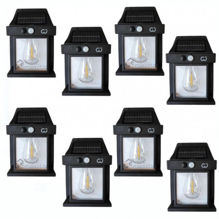 SET 8 LAMPI SOLARE LED RETRO