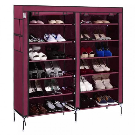 Organizator de Pantofi material textil cu 12 Rafturi T-2712