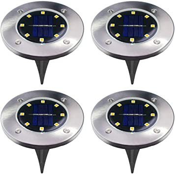SET 4 LAMPI SOLARE PENTRU SOL 8 LED
