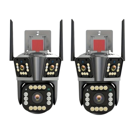 PACHET 2 X CAMERA SUPRAVEGHERE TRIPLA 9 MP WIFI + PORT UTP IPC360 HOME