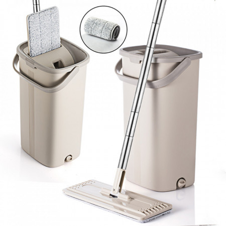 GALEATA CU MOP PLAT SI STORCATOR + 3 LAVETE MICROFIBRA