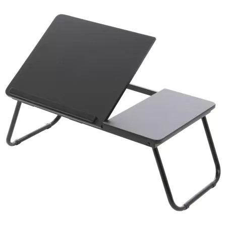Masa laptop Thomas, negru, 55x32x23 cm