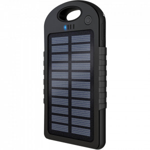 Baterie externa cu incarcare solara, 5000 mAh, 2 x USB - Img 6