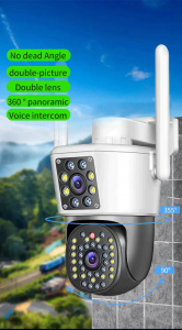 CAMERA DE SUPRAVEGHERE DUBLA, JORTAN JT-8293, WIFI, IP66, HD WIRELESS 6MP - Img 2