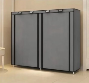 Dulap pentru Pantofi Pliabil DUBLU cu 14 Rafturi – Organizator Spatios pentru Incaltaminte, Economisire Spatiu - Img 3