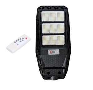 Lampa solara stradadala cu panou integrat, 300W, 360LED, cu telecomanda