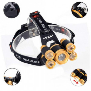LANTERNA DE CAP 5 LED CU ZOOM FRONTAL - Img 5