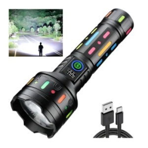 Lanterna de mana CB 705 TG cu led puternic 20cm aluminiu