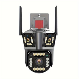PACHET 2 X CAMERA SUPRAVEGHERE TRIPLA 9 MP WIFI + PORT UTP IPC360 HOME - Img 3