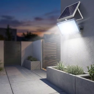 Proiector Solar LED Exterior cu Panou Separat – 400W / 600W, IP65, Senzor Miscare - Img 2