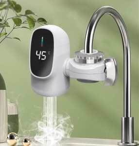Robinet electric pentru incalzirea apei, 3000 W, Afisaj LED