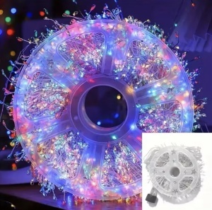 Rola Ghirlandă LED 1000 Mini 50m – Fir cupru, Iluminat Interior/Exterior, Culori Disponibile: Alb Cald, Alb Rece, Multicolor - Img 9
