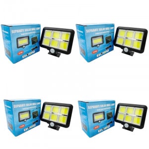 SET 4 X PROIECTOR SOLAR 120 LED CU SENZOR - Img 1