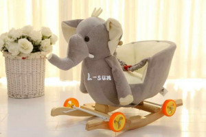 Balansoar Muzical Cu Spatar ELEFANT