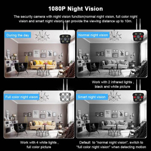 CAMERA SUPRAVEGHERE IP WIRELESS 1080P + card memorie 32GB - Img 7
