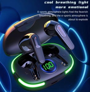 Casti Wireless Bluetooth Hands Free Control Touch Afisaj LED Carcasa Protectie si Incarcare - Img 2