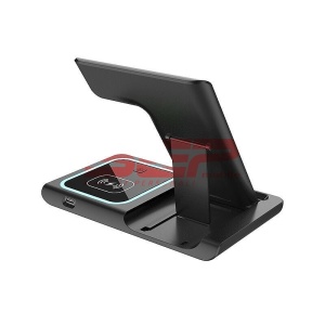 Incarcator retea wireless pliabil Fast Charge 3 in 1 15W X455 - Img 4