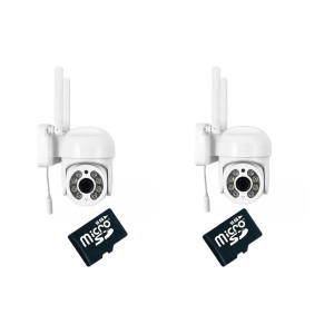PACHET 2 CAMERE SUPRAVEGHERE 5MP LAH-JW-A15 + 2 CARDURI 32 GB YOOSEE - Img 2