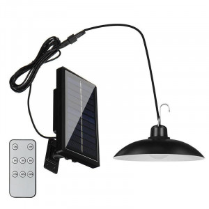 PACHET 2 X LAMPA SOLARA CU ABAJUR CU TELECOMANDA - Img 3