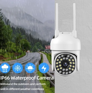 Pachet 4 x Cameră de Supraveghere Smart WIFI, 36 LED-uri, HD, IP66 - Img 5