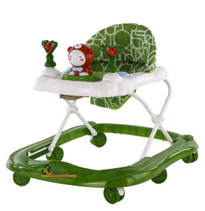 Premergator Pentru Copii, cod 503 cu Jucarii, Zornaitoare, VERDE