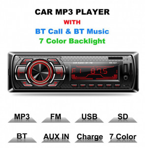 Radio MP3 auto 1403, Bluetooth, Auxiliar , Card Reader, USB, Telecomanda - Img 7