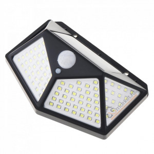SET - 4 LAMPI SOLARE 100 LED-URI + BOXA BLUETOOTH CADOU - Img 7